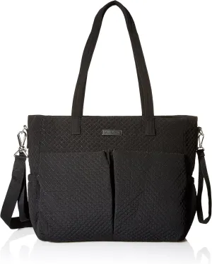 Vera Bradley Women's Women s Microfiber Ultimate Baby Diaper Bag Classic Black One Size