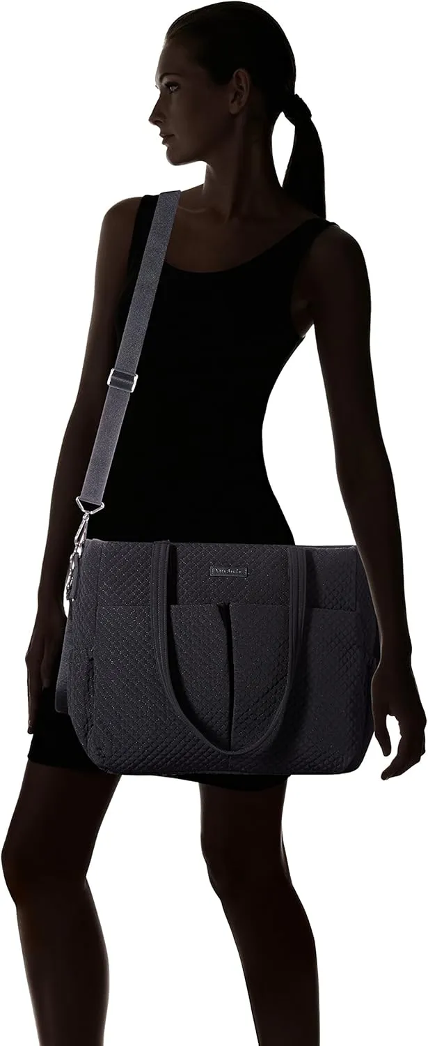 Vera Bradley Women's Women s Microfiber Ultimate Baby Diaper Bag Classic Black One Size