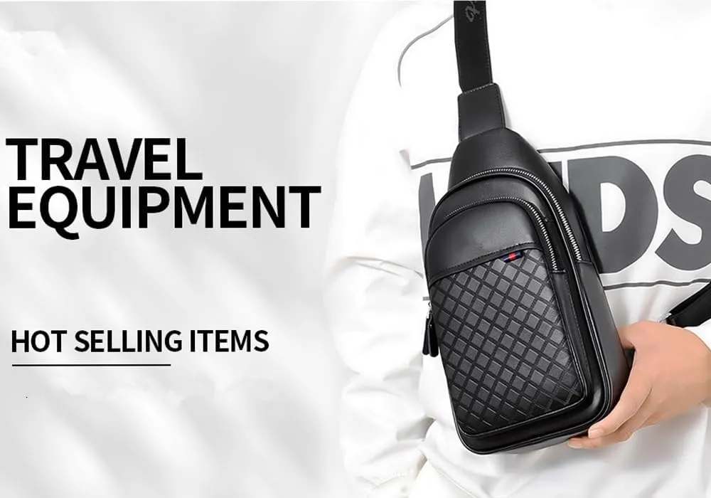 Versatile Comfortable Sling Backpack Water Resistant Sling Backpacks Crossbody Bag for Men with Adjustable Strap and Plenty of Compartments