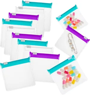 VOSAREA 30Pcs Travel Medicine Bags Lightweight for Organizing Medication Small and Portable Easy to Clean Visual Design for Quick Access for Go Use