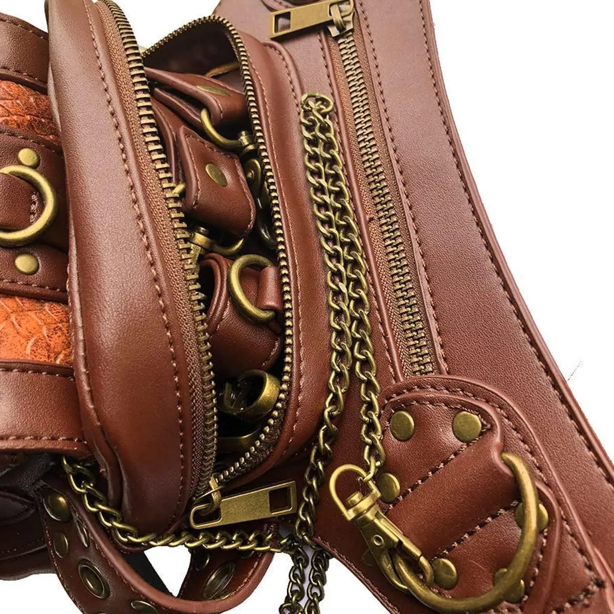 Waist Bag Fanny Pack Motorcycle Drop Leg Bag Thigh Hip Pouch Messenger Leather Crossbody Shoulder Purse Wallet Pocket