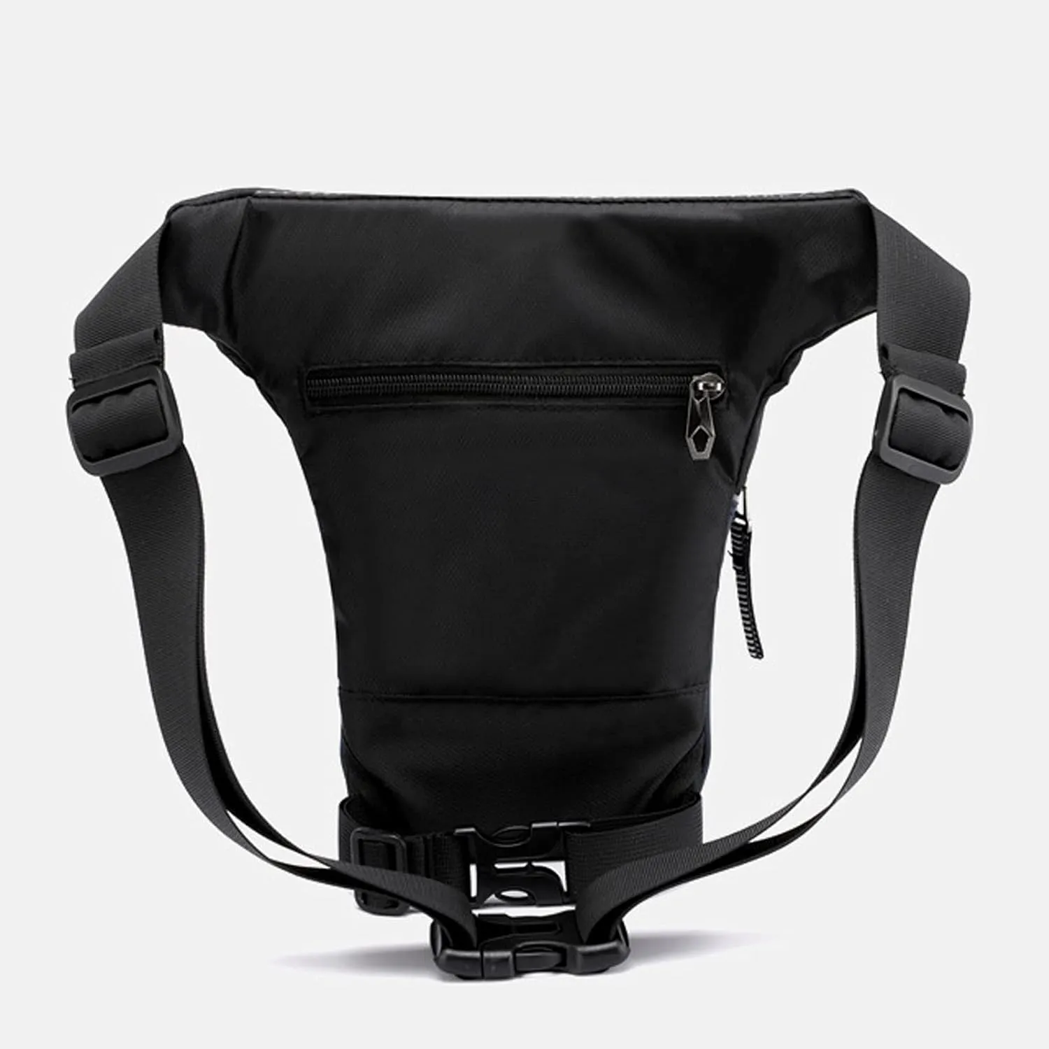Waist Packs Leisure Outdoor Sport Leg Thigh Pack， Men Riding Waist Fanny Bag，Tactical Night Reflective Chest Sling Packs Shoulder Bags(Grey)