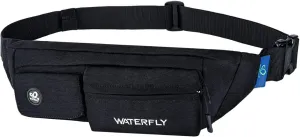 WATERFLY Fanny Pack for Women Men Water Resistant Small Waist Pouch Slim Belt Bag with 4 Pockets for Running Travelling Hiking Walking Lightweight Crossbody Chest Bag Fit All Phones…