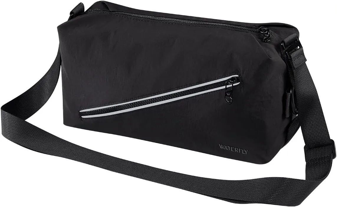 WATERFLY Lightweight Crossbody Sling Bag: Women Men Casual Convertible Cross body Bag Shoulder Bag Backpack for Travel Daily
