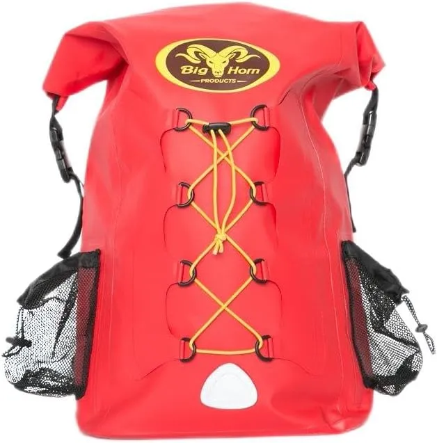 Waterproof Backpack by Big Horn Products - Large 30L Rolltop Dry Bag Backpack Perfect for Outdoor Adventures