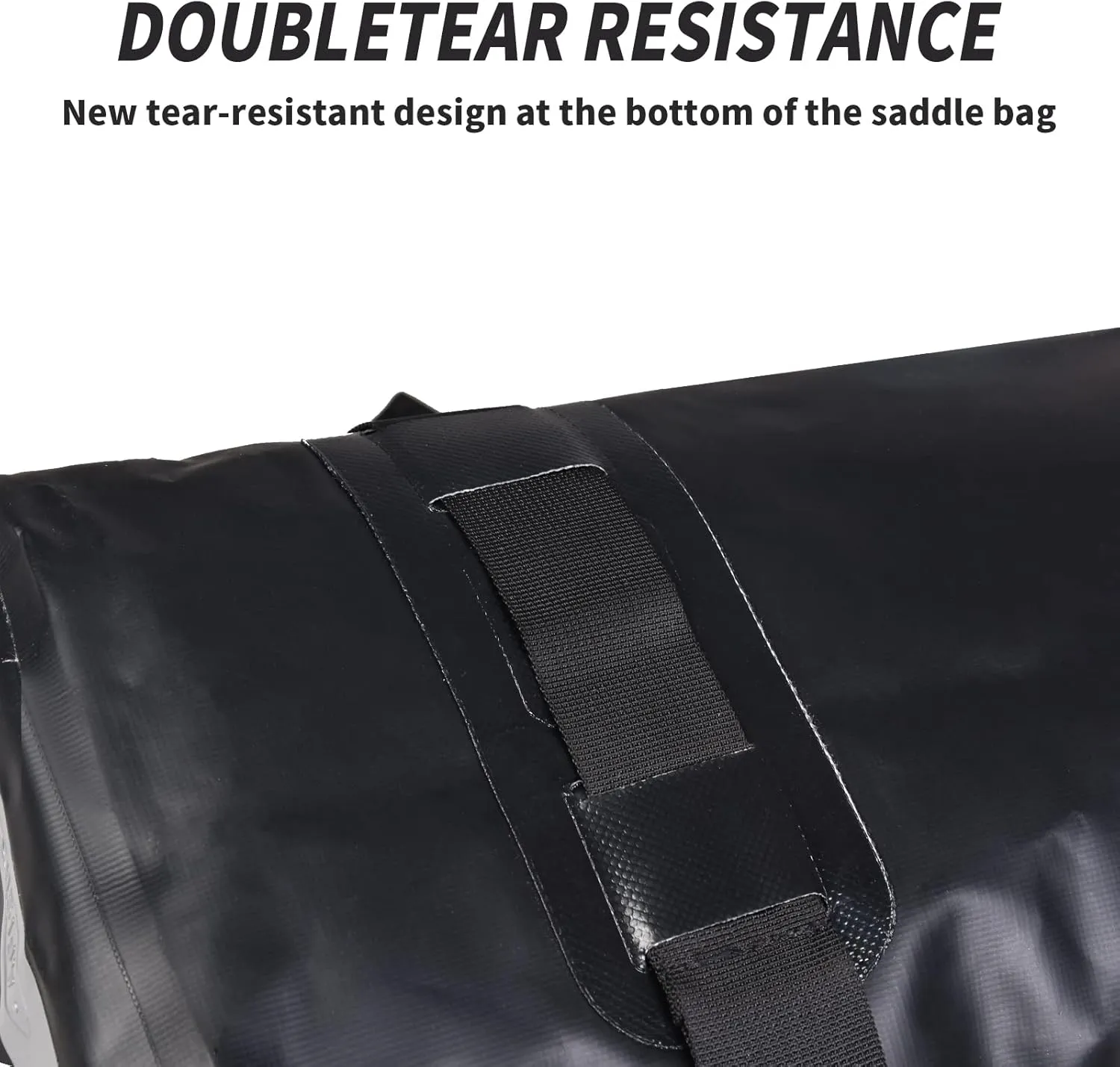 Waterproof Motorcycle Saddlebags - 50L Motorcycle Luggage Bags for Motorbike Travel - Motorcycle Panniers Bags - Detachable Bag for Scooter, Honda, Suzuki, Yamaha (Blue, 2 Pack)