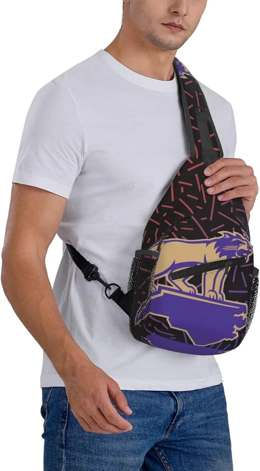 Western Carolina University Crossbody Backpack Chest Shoulder Bag Lightweight One Strap Travel Hiking Daypack