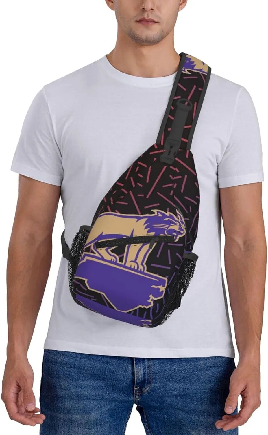Western Carolina University Crossbody Backpack Chest Shoulder Bag Lightweight One Strap Travel Hiking Daypack
