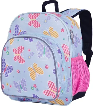 Wildkin 12-inch Kids Backpack – Padded, Adjustable, Ideal for Daycare & Travel (Butterfly Garden)