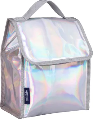 Wildkin Kids Insulated Lunch Bag – Reusable, Ideal for Hot/Cold Snacks, School & Travel - Holographic