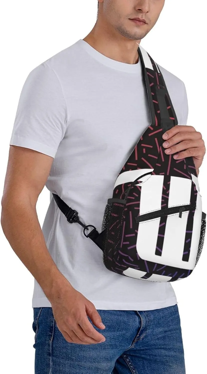 Wittenberg University Crossbody Backpack For Men Women Sling Shoulder Dachshunds Dog Chest Bag Lightweight One Strap Multipurpose Travel Hiking Daypack