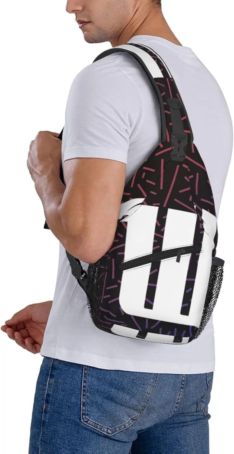 Wittenberg University Crossbody Backpack For Men Women Sling Shoulder Dachshunds Dog Chest Bag Lightweight One Strap Multipurpose Travel Hiking Daypack