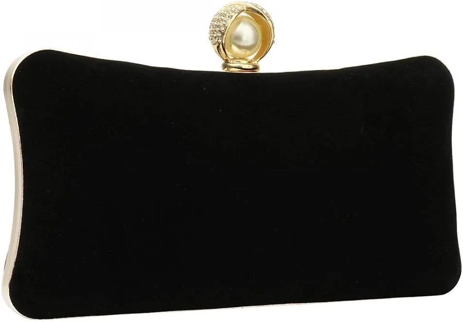 Women Sequin Evening Clutch Purses Pearls Clutch Bag Wedding Bridal Prom Purse Shoulder Handbag for Ladies