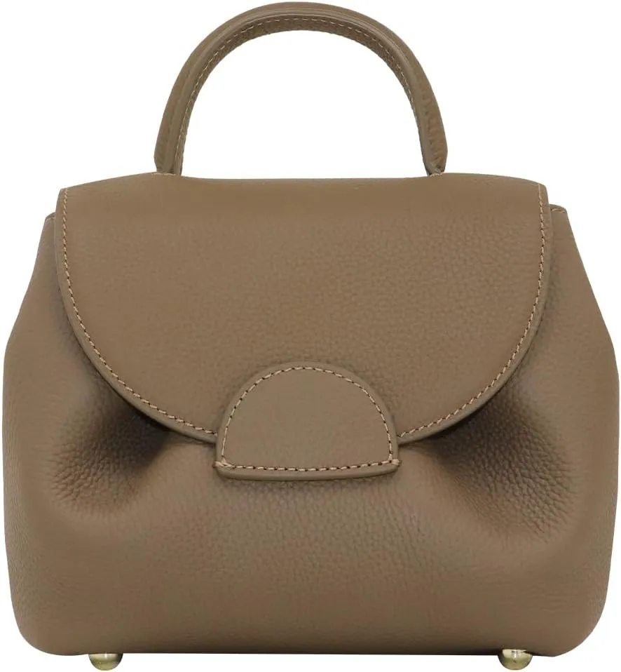 Women's Fashion Cowhide Patchwork Dimple Bag Tote Crossbody Bag