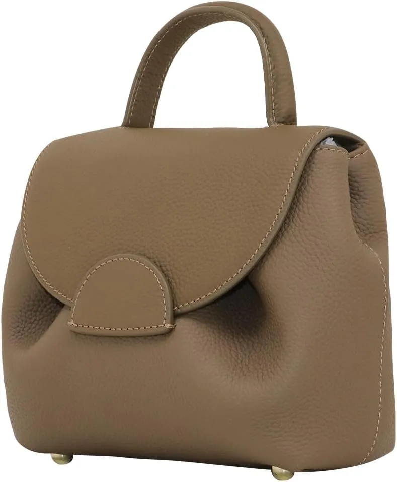 Women's Fashion Cowhide Patchwork Dimple Bag Tote Crossbody Bag