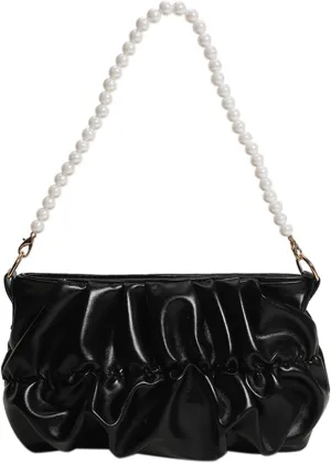 Women's Hobo Bag PU Leather Shoulder Bags Handbag Underarm Purse Top Handle Satchels Small Totes Bag, One Color, One Size