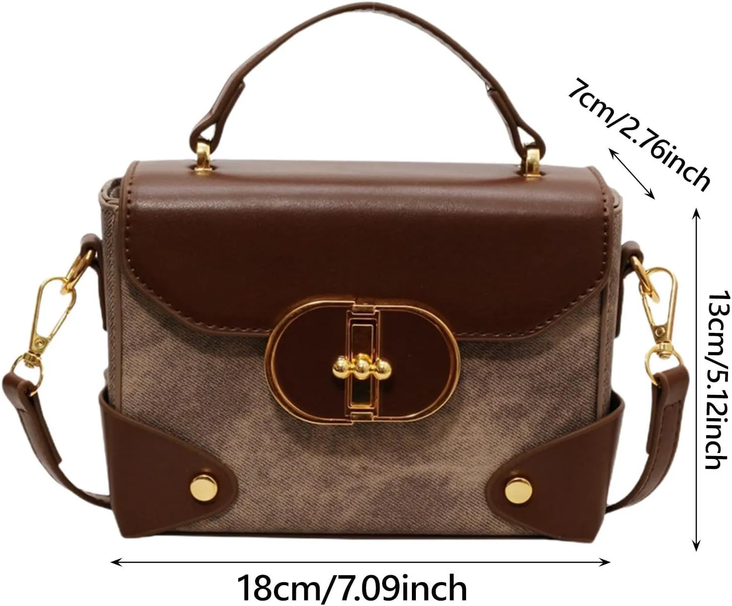 Womens Patchwork Handbag for Shopping and Celebrations
