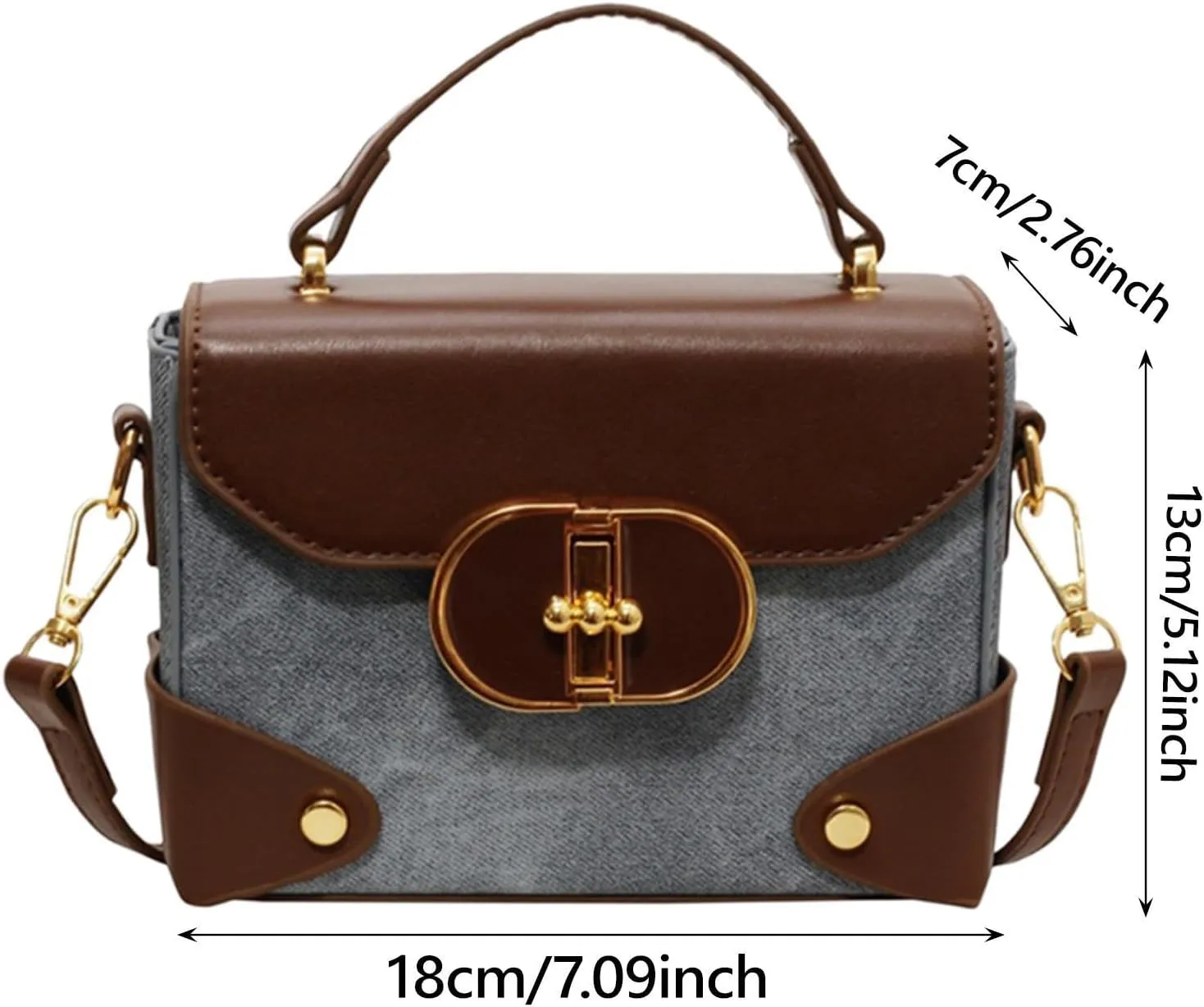 Womens Patchwork Handbag for Shopping and Celebrations