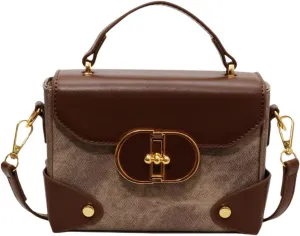 Womens Patchwork Handbag for Shopping and Celebrations