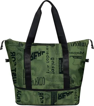 Womens Travel Duffel Bag Lightweight Sport Gym Bag Waterproof Weekender Overnight Bag with Wet and Dry Separation Pocket for Gym Training Yoga Fitness Swimming