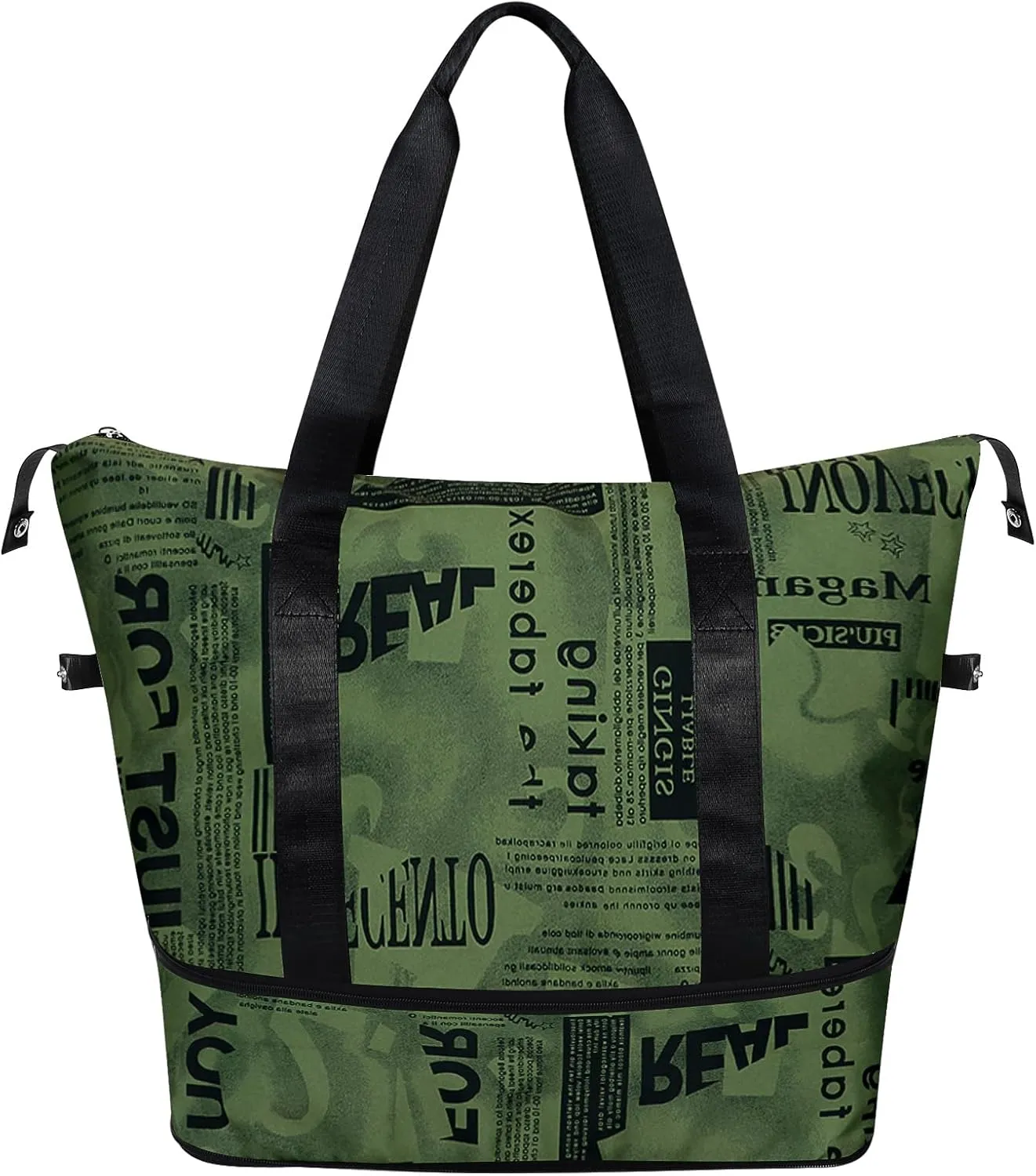 Womens Travel Duffel Bag Lightweight Sport Gym Bag Waterproof Weekender Overnight Bag with Wet and Dry Separation Pocket for Gym Training Yoga Fitness Swimming