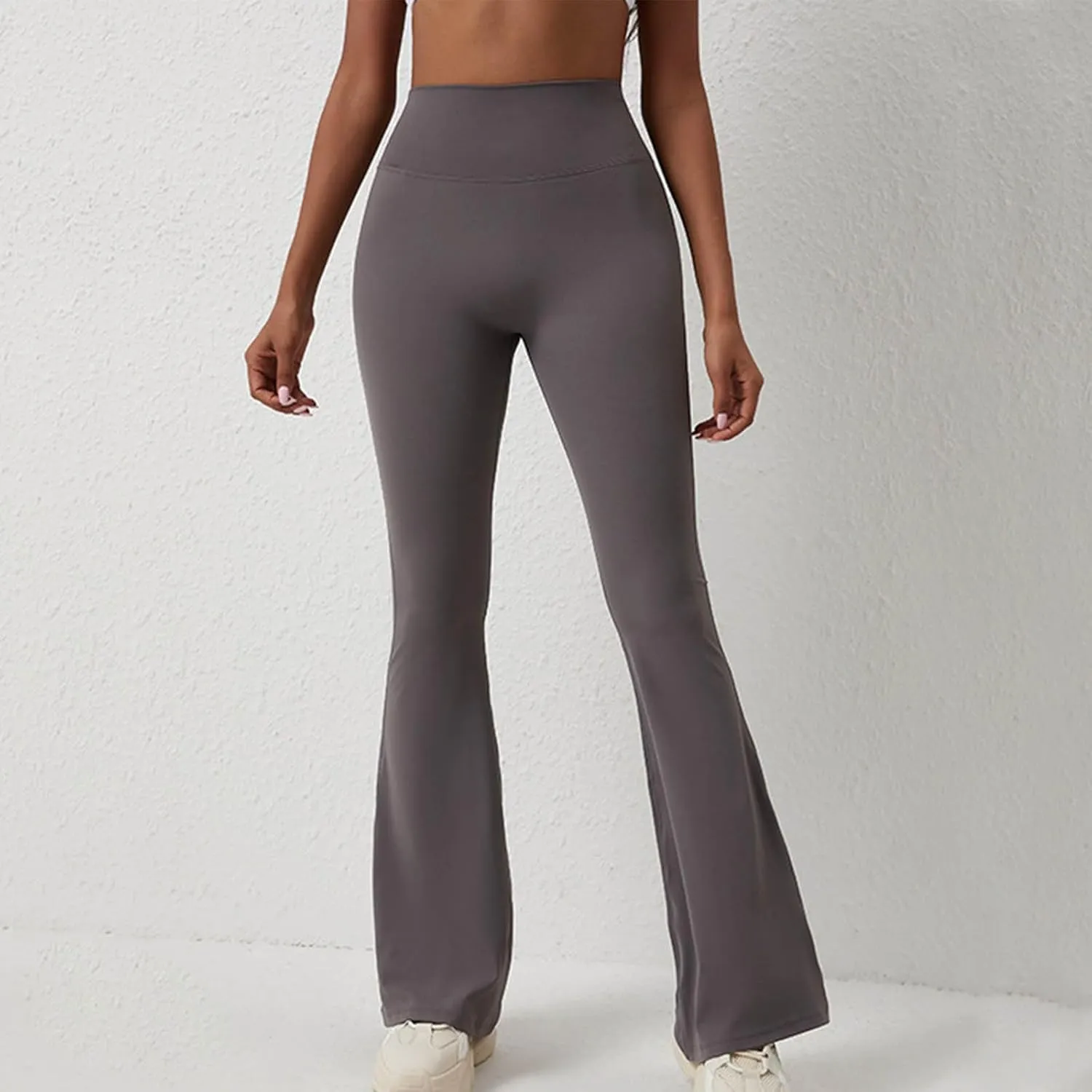 Workout Bootcuts Women 2024 Trendy High Waisted Stretchy Flared Leggings Lightweight Yoga Athletic Bell Bottom Tights