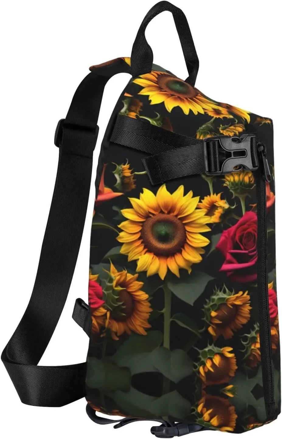 WURTON The Underwater World Tropical Fish Print Lightweight Adjustable Crossbody Backpack Daypack For Men,Women Sling Bag
