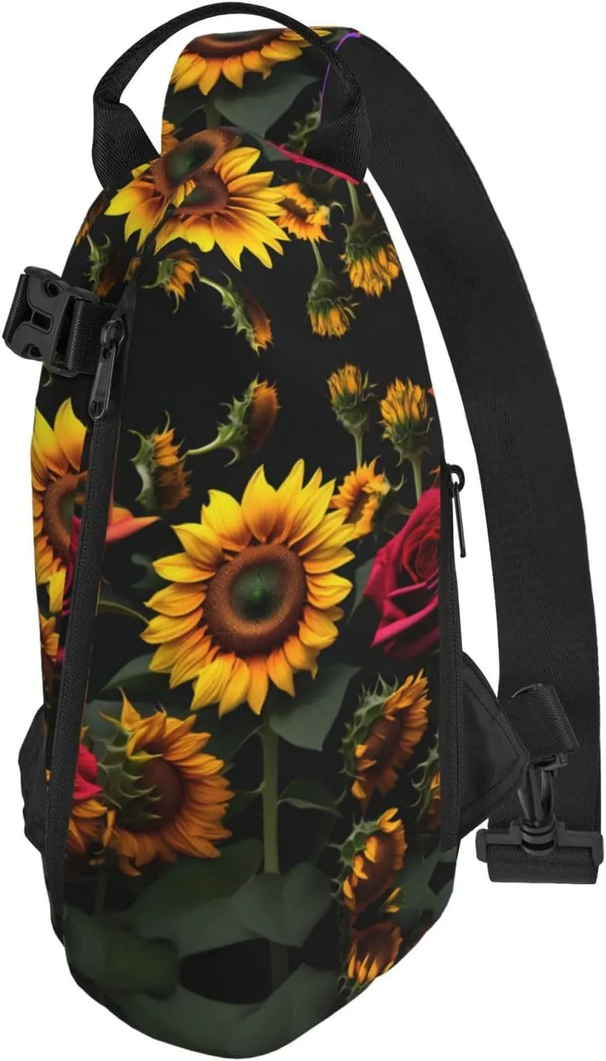 WURTON The Underwater World Tropical Fish Print Lightweight Adjustable Crossbody Backpack Daypack For Men,Women Sling Bag