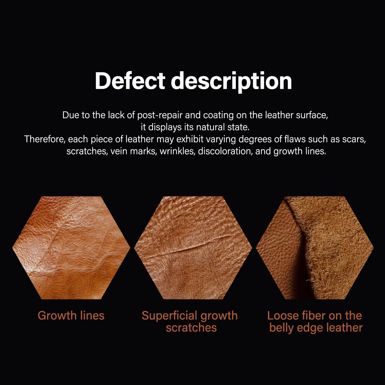 WUTA Genuine Cowhide Leather Through-Dyed Natural Textured Full Veg Tanned Cowhide 1.0-2.0MM Thick First Grain Leather for Bags Sewing Hobby Workshop, Brown, Irregular 5 feet
