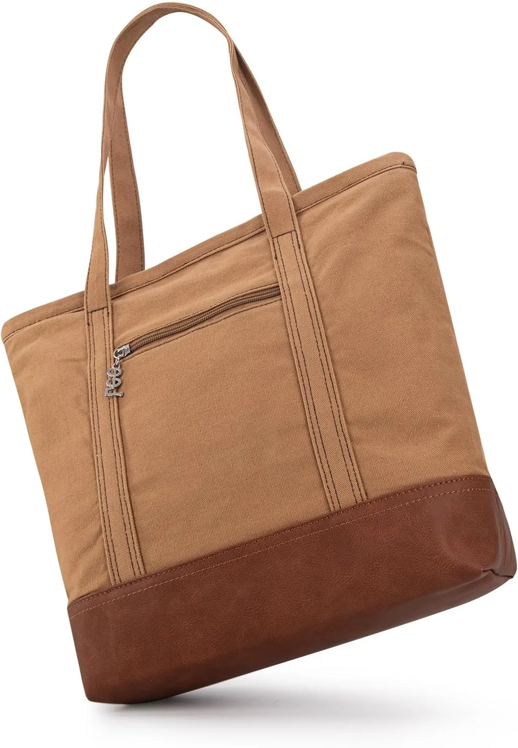 x Lee Tote Bag for Women Denim Canvas Top Handle Shoulder Purse Handbags with Multi-Pocket for Work, Travel & Everyday Use