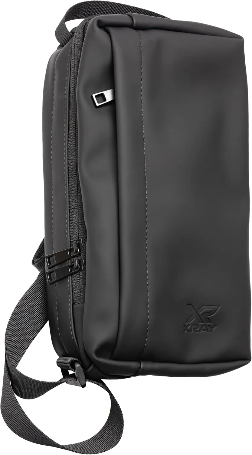 X RAY Men's Shoulder Bag Crossbody Backpack for Men, EDC PU Leather Sling Carry Bag for Travel, Work, Gym