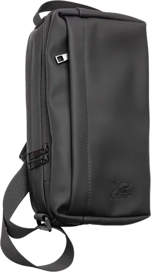X RAY Men's Shoulder Bag Crossbody Backpack for Men, EDC PU Leather Sling Carry Bag for Travel, Work, Gym