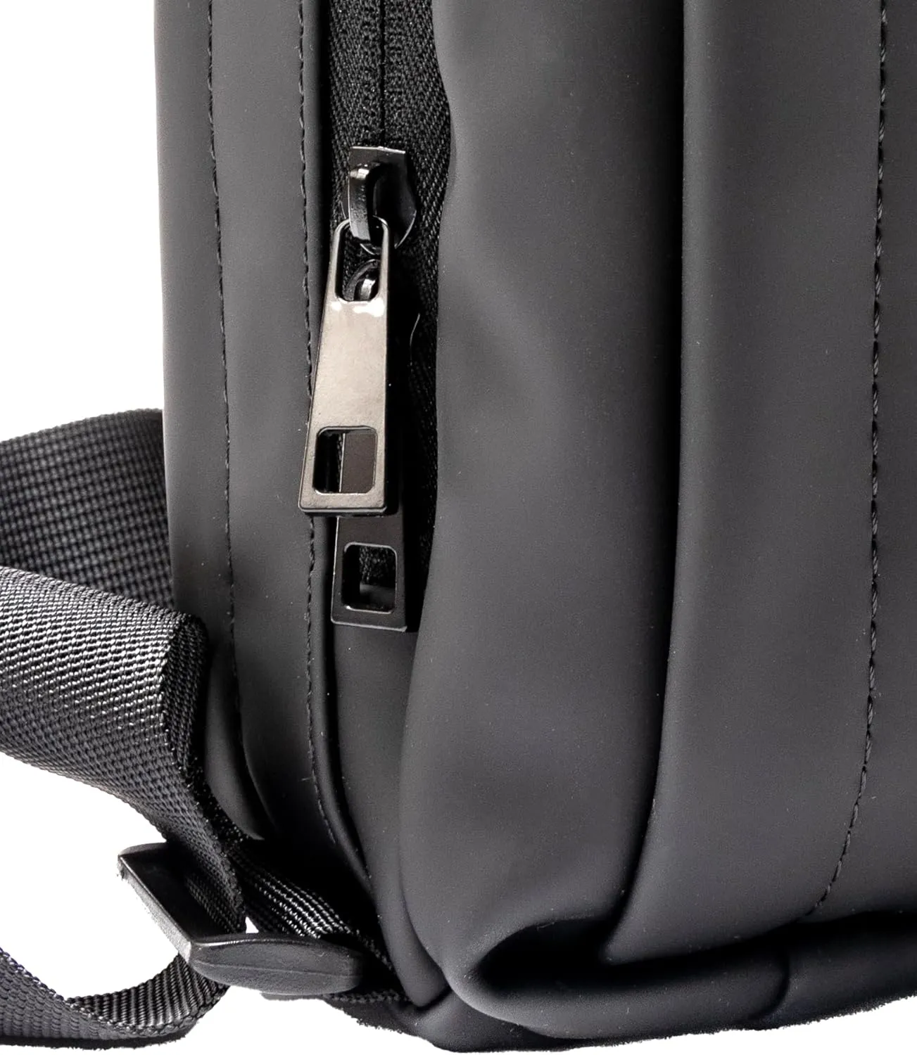 X RAY Men's Shoulder Bag Crossbody Backpack for Men, EDC PU Leather Sling Carry Bag for Travel, Work, Gym