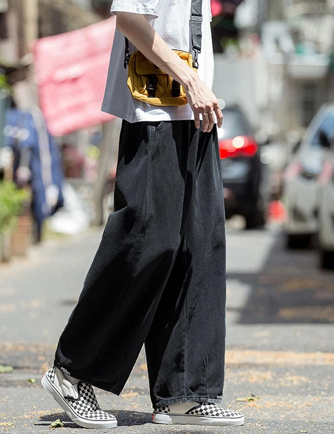 Y2k Baggy Jeans Men Hip Hop Denim Pants Wide Leg Streetwear Jeans Grunge Skateboard Skater Pants