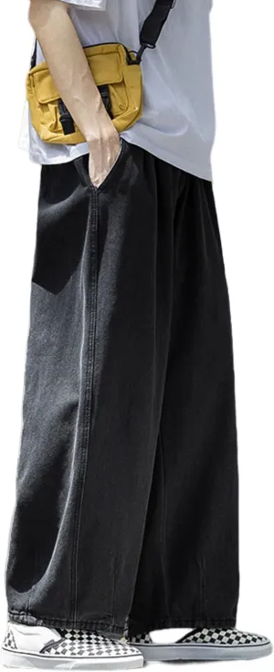 Y2k Baggy Jeans Men Hip Hop Denim Pants Wide Leg Streetwear Jeans Grunge Skateboard Skater Pants