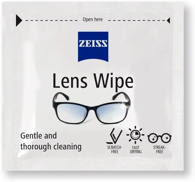 Zeiss Pre-Moistened Lens Cleaning Wipes, 400 Count (Pack of 2)