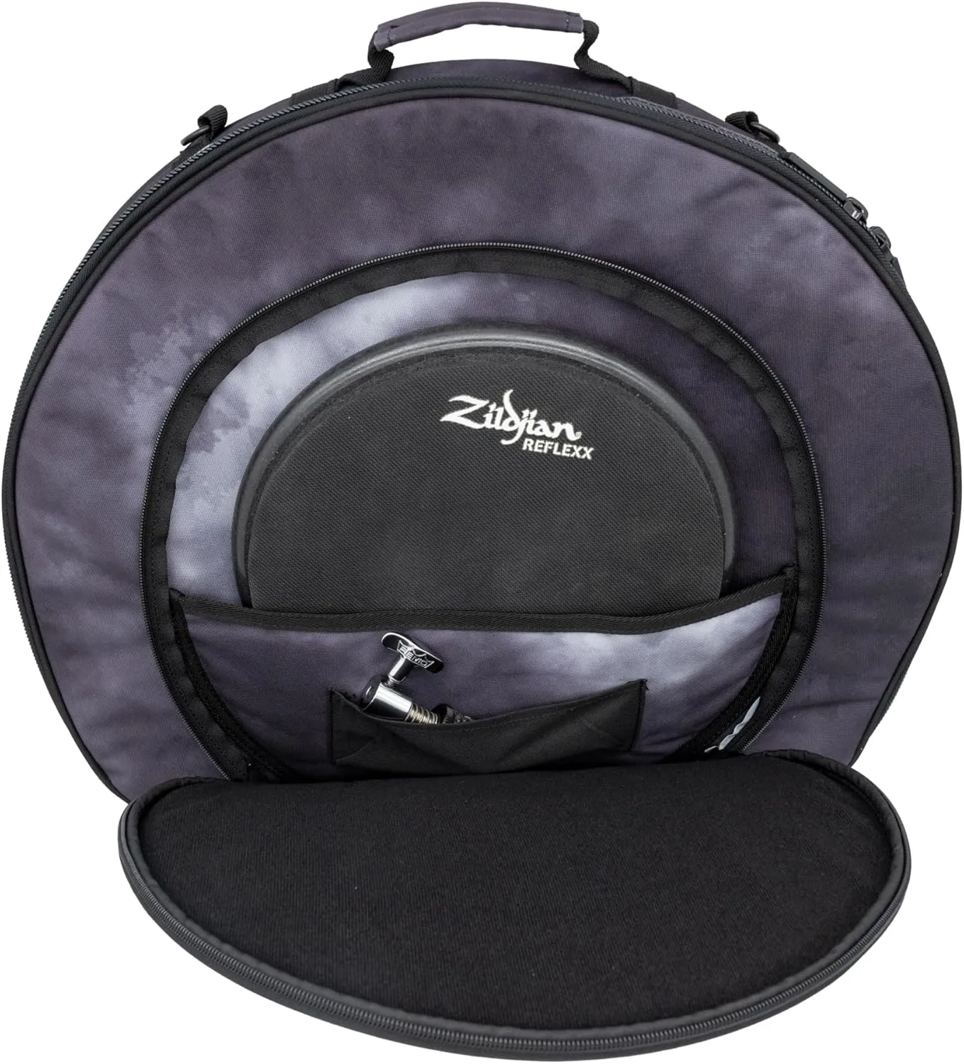 Zildjian 20 Student Backpack Cymbal Bag, Black and Grey