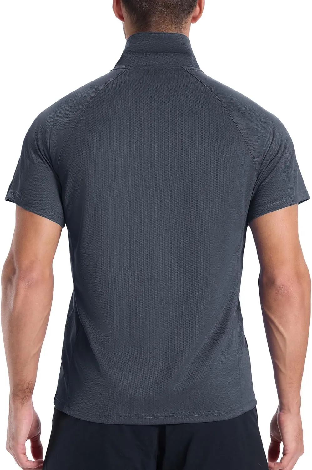 ZITY 3 Pack Polo Shirts for Men Cool Dry Outdoor Fishing Athletic Fit Short Sleeve Collared T-Shirts